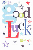 Brimming with cheerful optimism, this good luck card feels just like a burst of support from a Homerton neighbour on a fresh spring morning. The colourful typography-large pastel blues mingling playfully with bold reds, gentle greens, and rich purples-seems custom-mixed to deliver heartfelt encouragement across Homerton's welcoming streets. Scattered stars in every hue from navy and lilac to crisp lime dot the immaculate white background, creating a whimsical dance of hope, much like spotting unexpected beauty on a stroll down Brooksby's Walk. As you trace your fingers across its smooth cardstock, the sensation is both crisp and comforting-invoking the care with which a Homerton Florist arranges their finest support bouquets. Perfect for momentous occasions-a new job, exam nerves, moving into a first Hackney flat-this card radiates the sincere belief that comes from a close-knit community, making every good wish feel as lasting and memorable as the friendships found in this part of London.